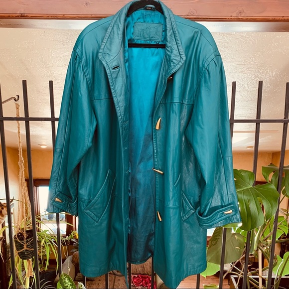 Jacqueline Ferrar Jackets & Coats Vintage Leather Trench Coat